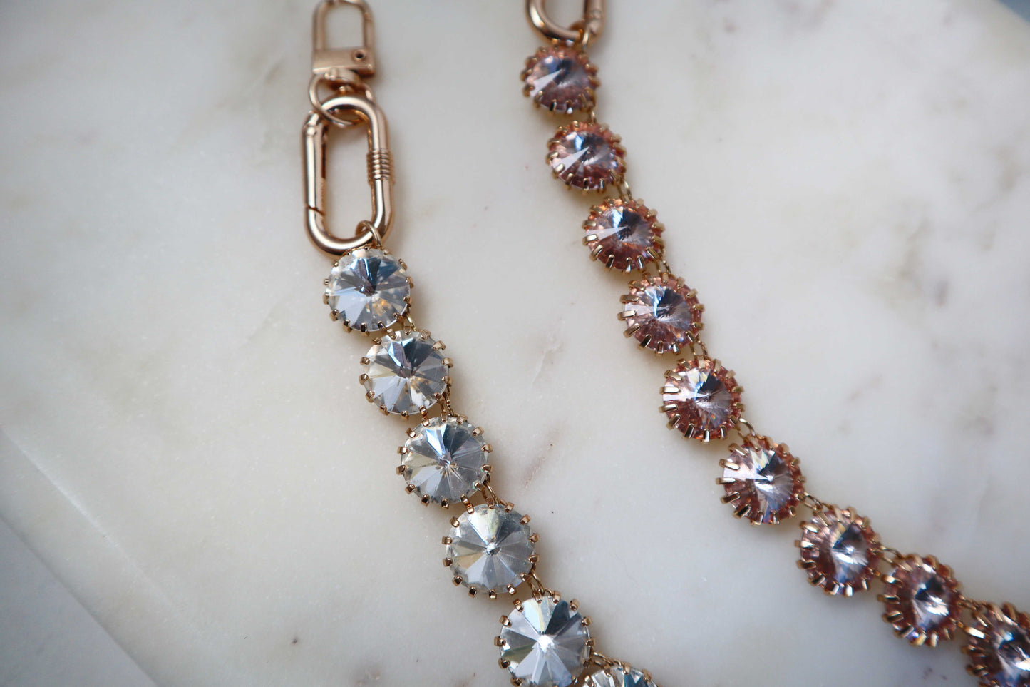 Luxe Crystal Purse Chain Charm